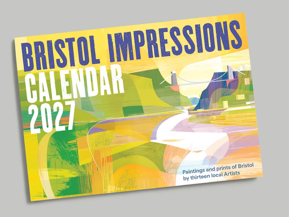 Bristol Calendar Bristol Impressions Calendar 2027 homeware shops bristol gift shops bristol Adrien Barclay