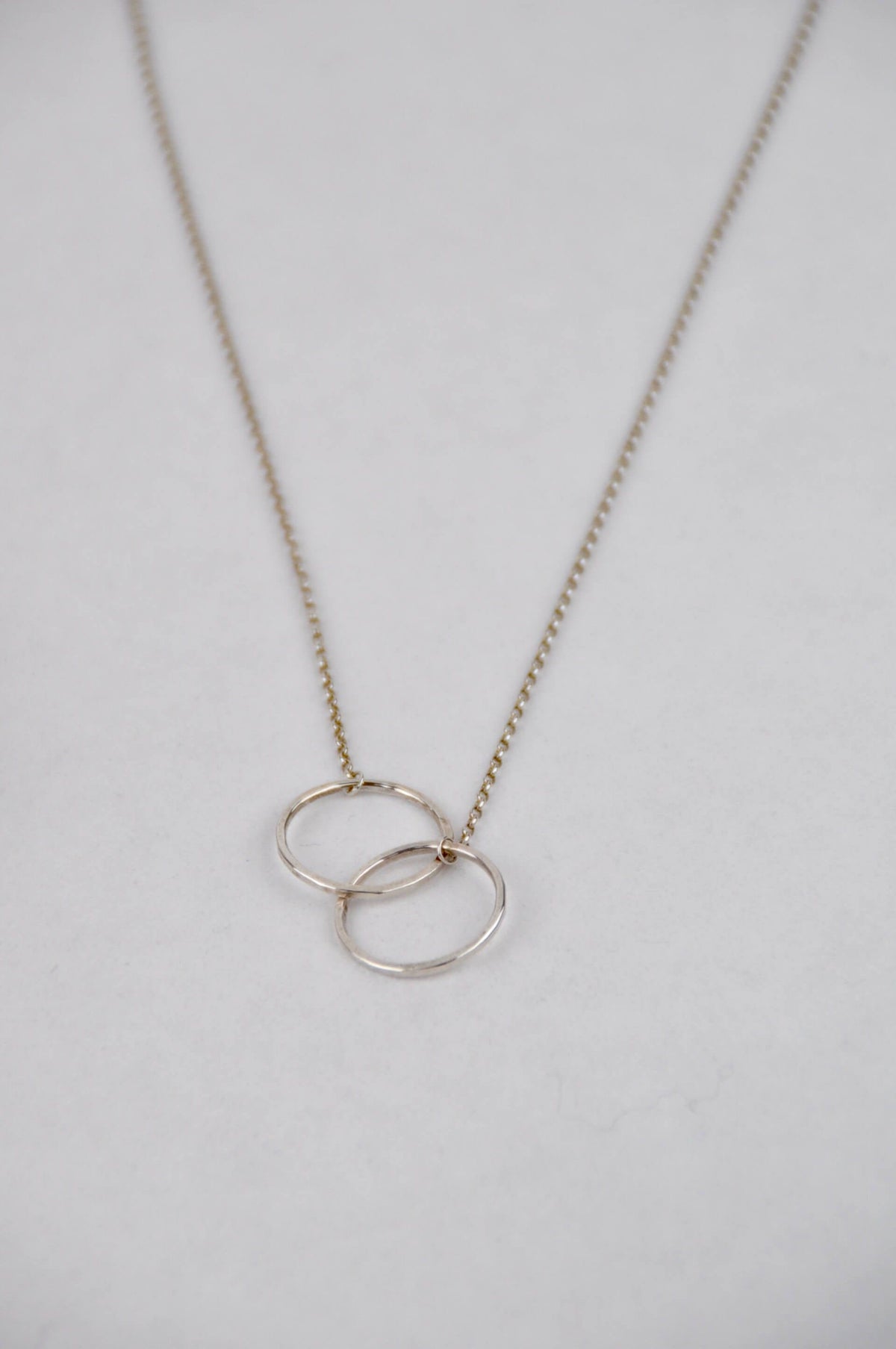 Necklace 'Double Circlet' Necklace - Sterling Silver (various styles) homeware shops bristol gift shops bristol Amelia Stone Jewellery