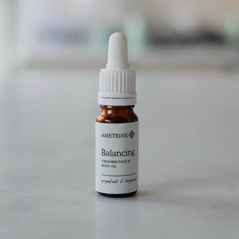 Face and Body Oil Balancing Mini Face & Body Oil (Various Scents) homeware shops bristol gift shops bristol Ametrine Skin
