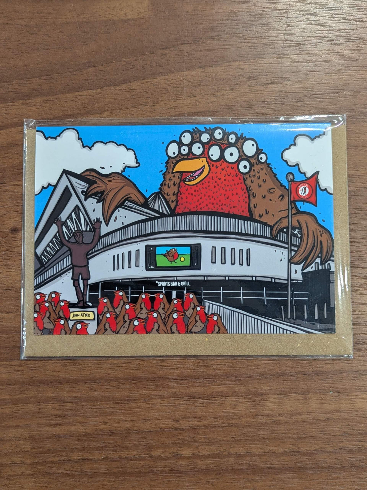 Greetings Card A6 Greeting Card Bristol Ashton Gate Greetings Card homeware shops bristol gift shops bristol Dixon Does Doodles