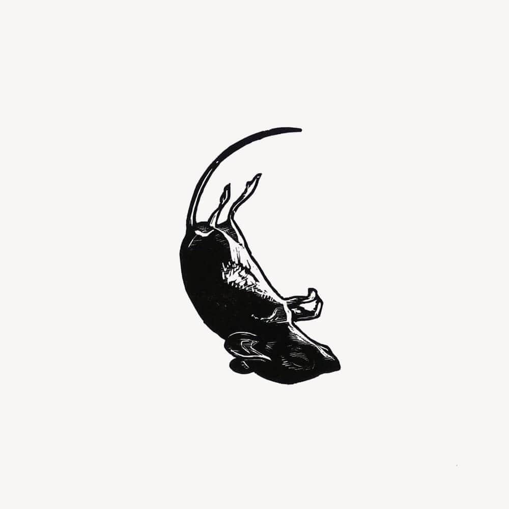 'The Shabbiest Possible Mouse' Wood Engraving homeware shops bristol gift shops bristol Fiona Hamilton