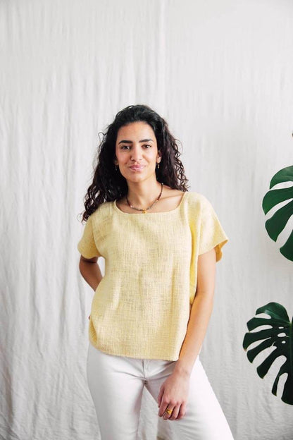 Clothing Yellow Everyday Boxy Tops (various colours) homeware shops bristol gift shops bristol Inka Free