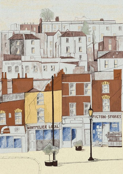 Print Digital Print of Montpelier Digital Print of Bristol Scenes A5 (various designs) homeware shops bristol gift shops bristol Laurel Molly