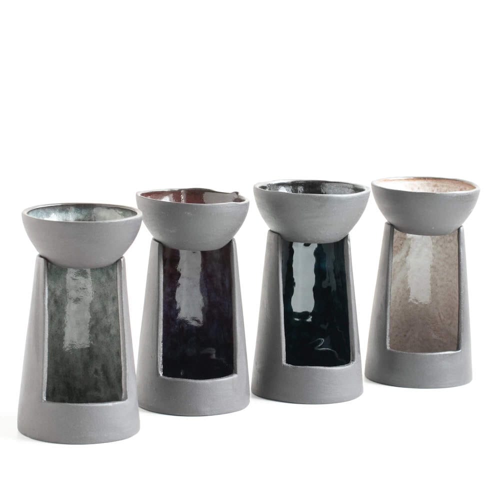 Handmade Oil Burner Oil Burner (Various Glazes) homeware shops bristol gift shops bristol Naked Clay Ceramics