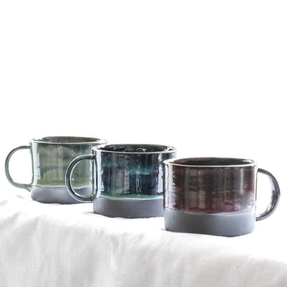 Medium Mug Black Stoneware Mug (Various Glazes) homeware shops bristol gift shops bristol Naked Clay Ceramics