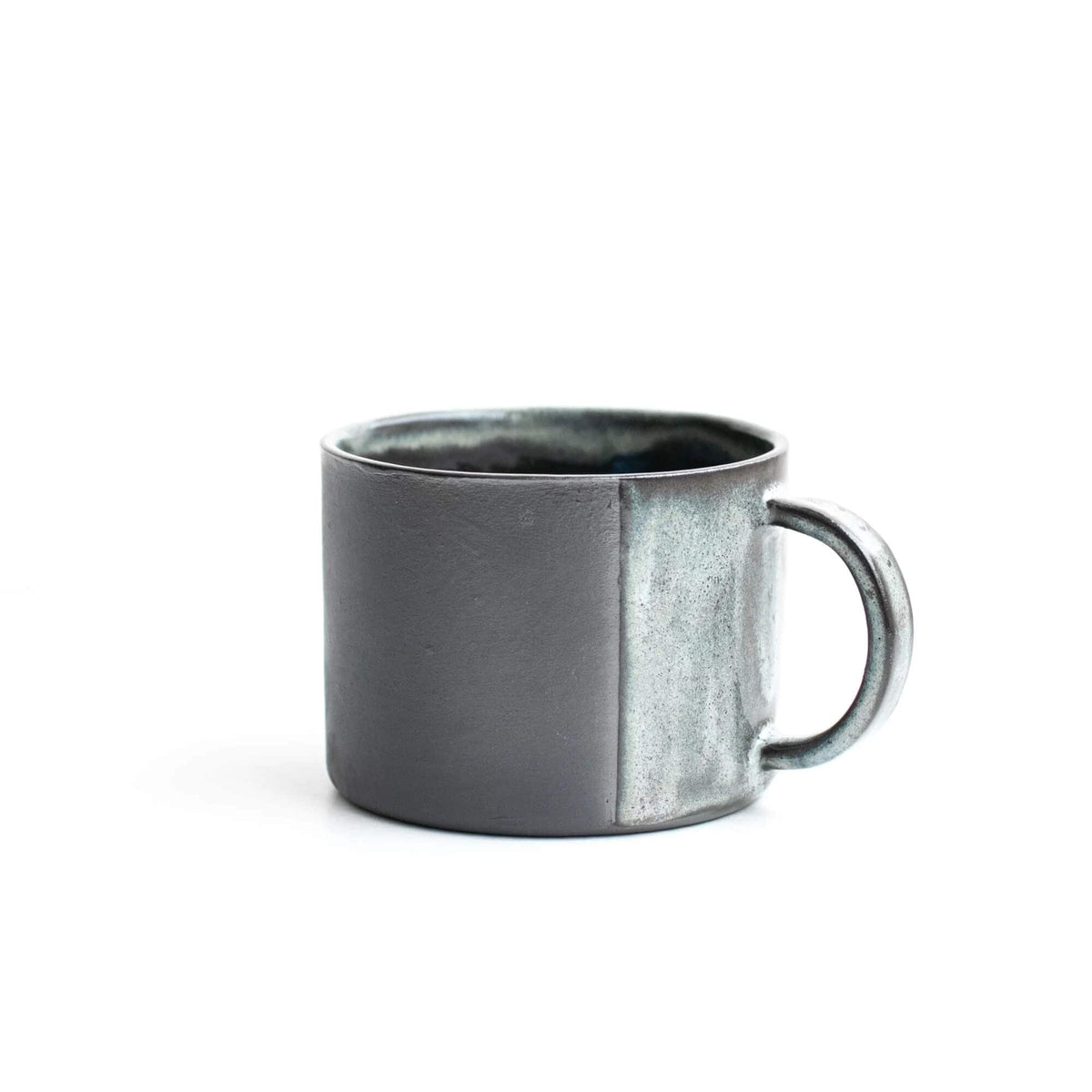 Medium Mug Dolerite Black Stoneware Mug- Dipped Glaze (Various Glazes) homeware shops bristol gift shops bristol Naked Clay Ceramics