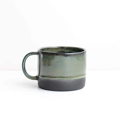 Medium Mug Dwyryd Green Black Stoneware Mug (Various Glazes) homeware shops bristol gift shops bristol Naked Clay Ceramics