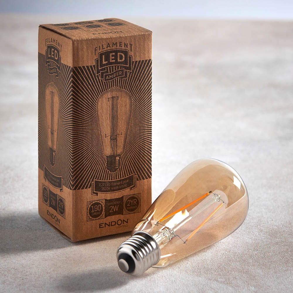 Priormade Bulb Teardrop Filament Bulb (LED)