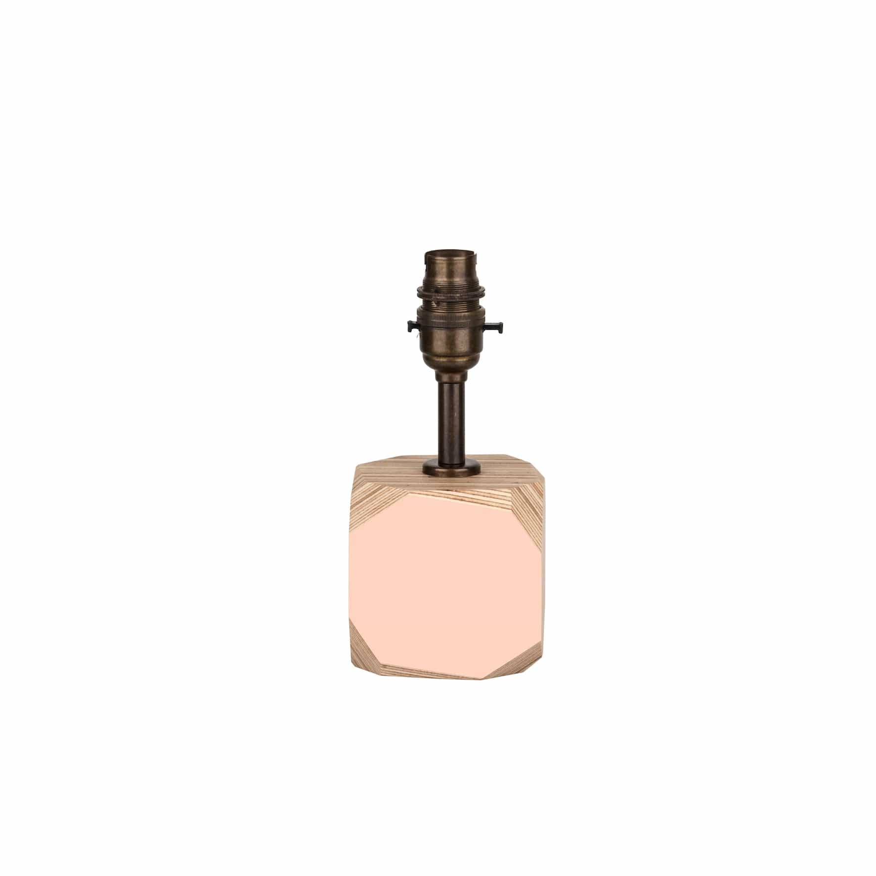 Geo Lamp Geo 100 Lamp in Blush Pink homeware shops bristol gift shops bristol Priormade