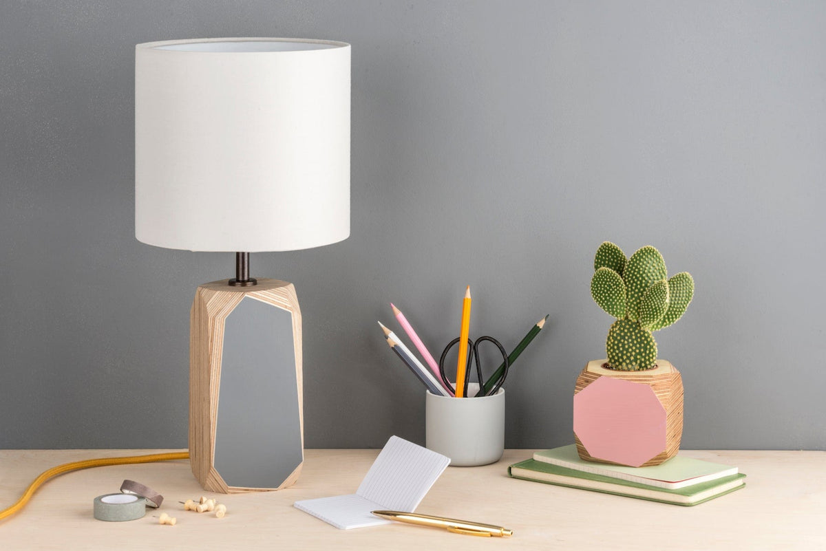 Geo Lamp Geo 200 Lamp in Natural  (no paint) homeware shops bristol gift shops bristol Priormade