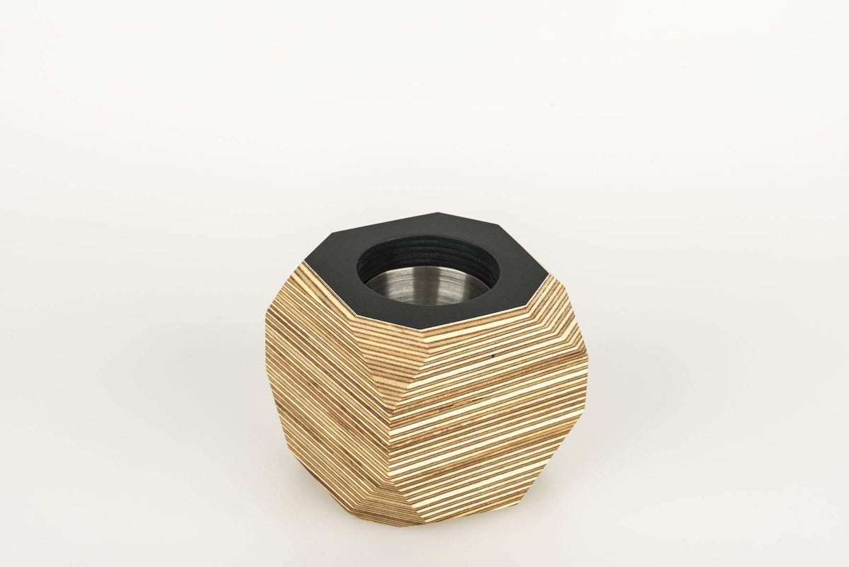 Priormade Geo Vessel Geo Vessel - Charcoal (top)