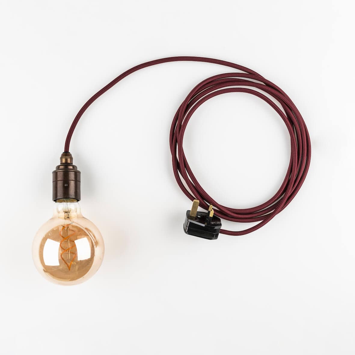 Simple Pendant Lamp Simple Pendant Lamp - Jute Moss homeware shops bristol gift shops bristol PRIORMADE