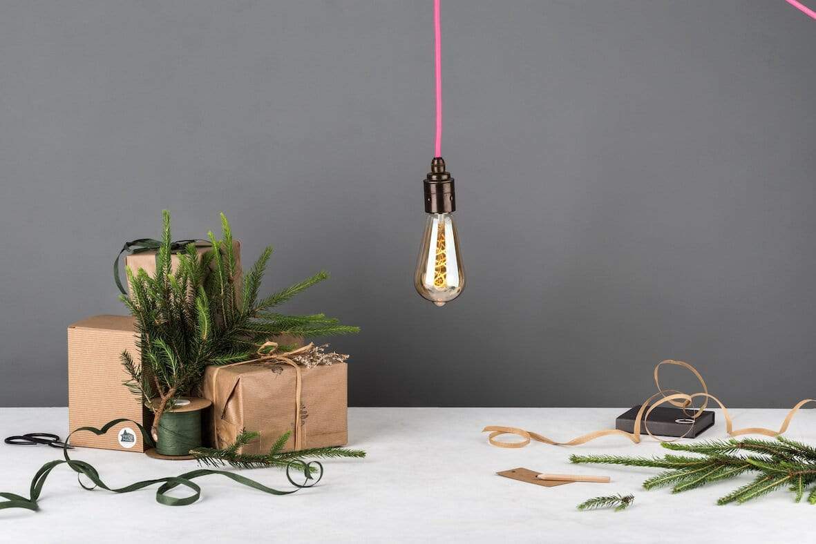 Simple Pendant Lamp Simple Pendant Lamp - Light Gold homeware shops bristol gift shops bristol PRIORMADE