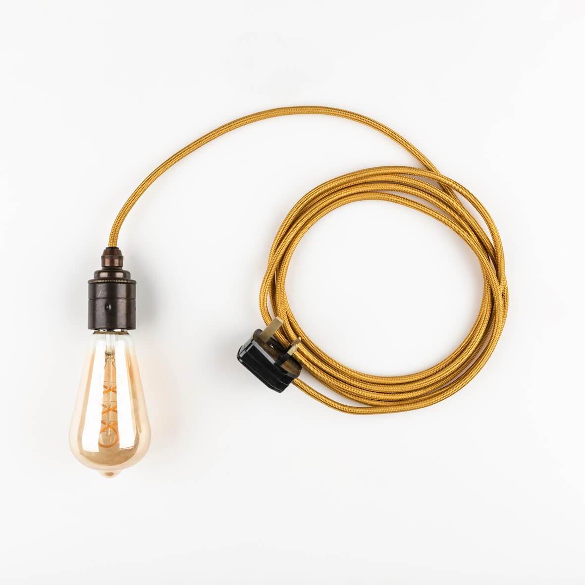 Simple Pendant Lamp Simple Pendant Lamp - Light Gold homeware shops bristol gift shops bristol PRIORMADE