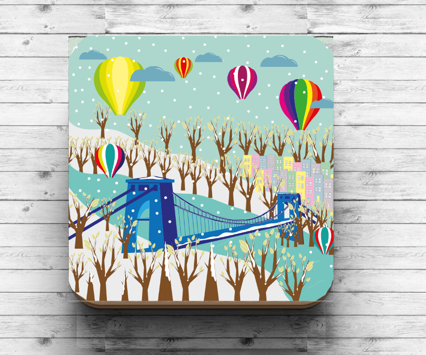 Coasters Winter Bristol Coaster homeware shops bristol gift shops bristol Sunny Luna