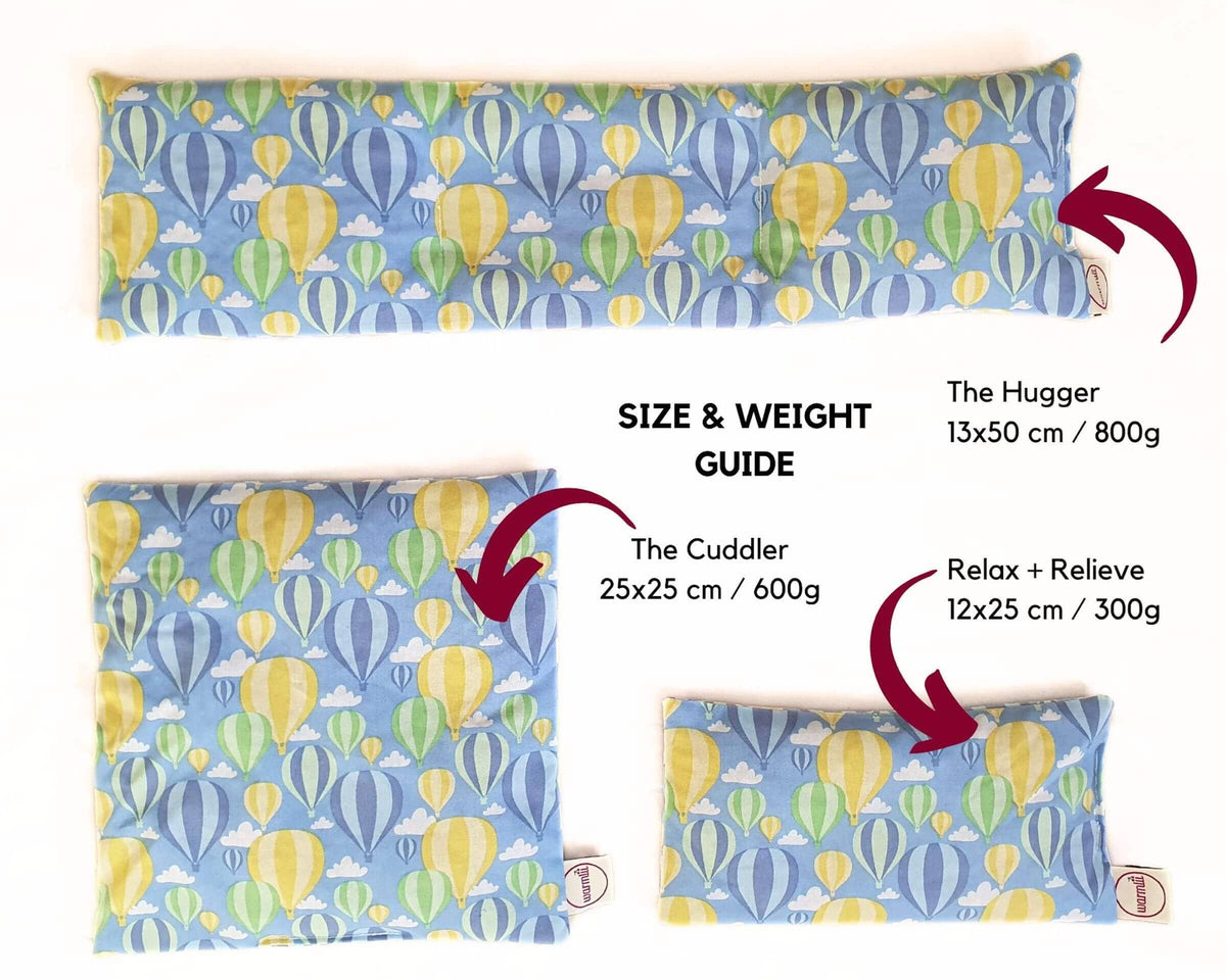 Wellbeing Cherry Stone Thermal Pillow (multiple sizes) - Bristol Balloons in Blue homeware shops bristol gift shops bristol warmlii