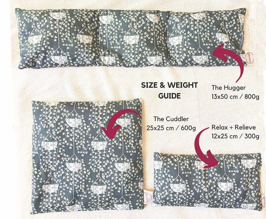 Wellbeing Cherry Stone Thermal Pillow (multiple sizes) - Ivy homeware shops bristol gift shops bristol warmlii