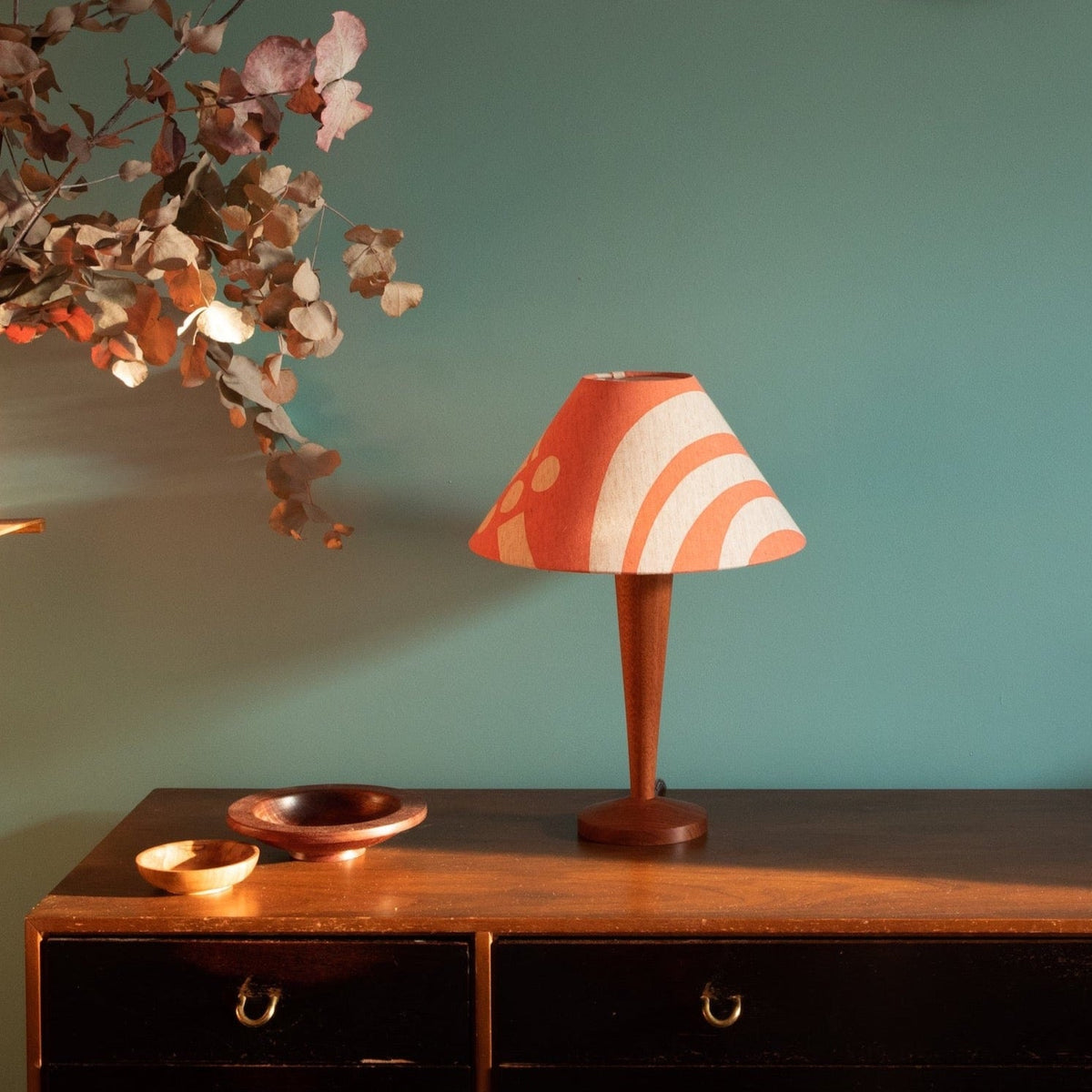 Lampshade Lamp Fitting Marshmallow Linen 12" Lampshade homeware shops bristol gift shops bristol Claire Cartwright Studio
