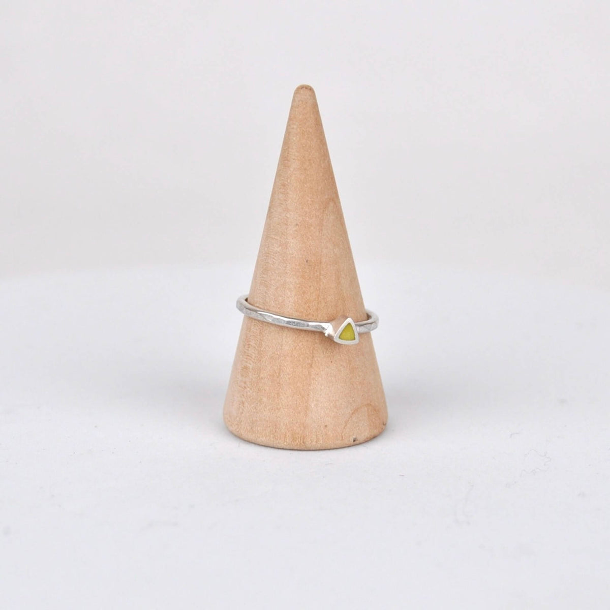 Ring Triangle Stacking Ring - Yellow homeware shops bristol gift shops bristol Clare Lloyd