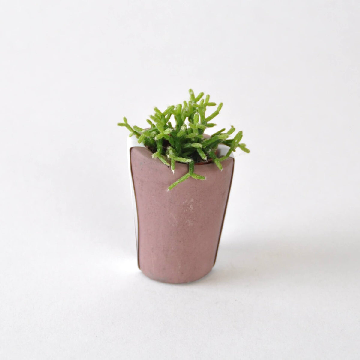 Vessel Plum Concrete Mini Vessel - Cylinder (various colours) homeware shops bristol gift shops bristol Fern
