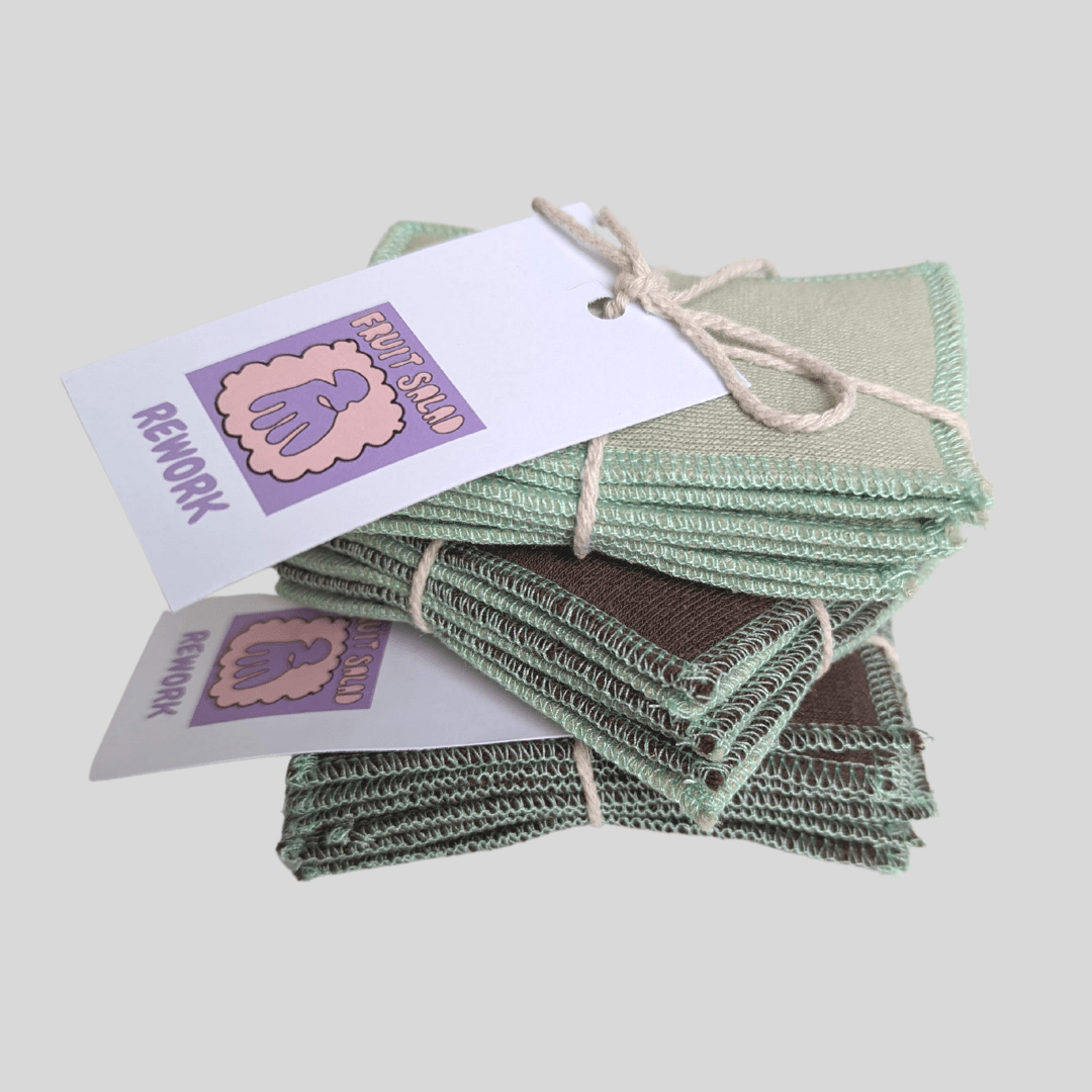 Reusable Face Pads Reusable Face Pads - Green Tones homeware shops bristol gift shops bristol Fruit Salad