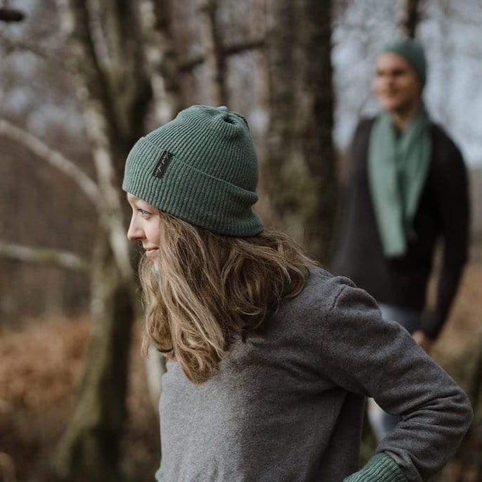 Hat Ribbed Hat - Moss Green homeware shops bristol gift shops bristol Island Nation