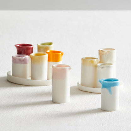 Vases Mini Wildflower Porcelain Vase (in various glazes) homeware shops bristol gift shops bristol Naked Clay Ceramics