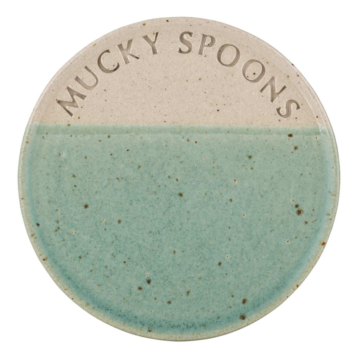 Ceramics Mucky Spoon Rest (4 colour options) homeware shops bristol gift shops bristol The Village Pottery